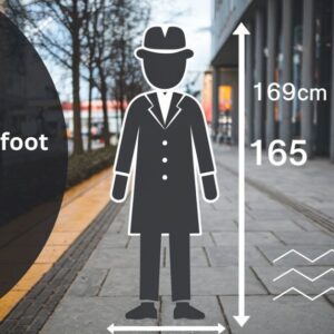 169cm into foot